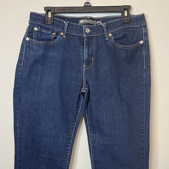 Levi's Women's Jeans 10 / 30 Slight Curve Classic Boot Cut Medium Wash Stretch - Picture 2 of 11